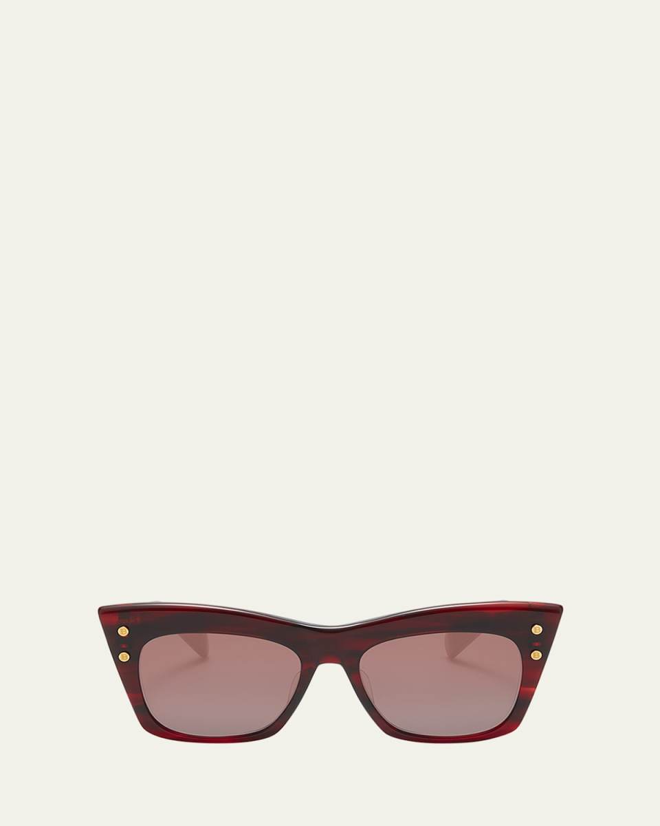 B-II Acetate Cat-Eye Sunglasses